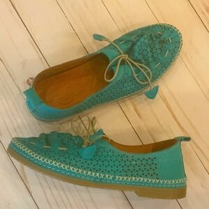 Lemon Lime espadrille flats